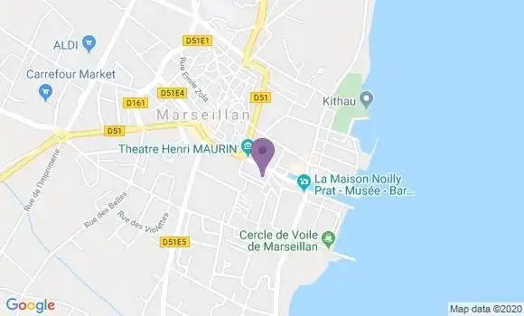 Localisation Marseillan - 34340