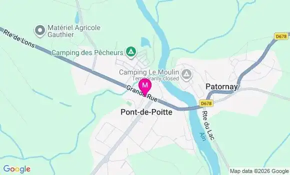 Localisation Pont de Poitte - 39130