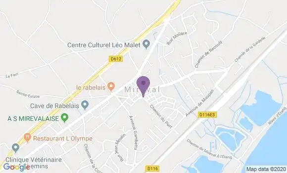 Localisation Mireval - 34110