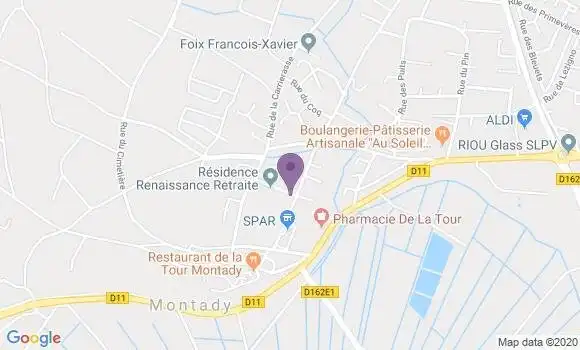 Localisation Montady - 34310