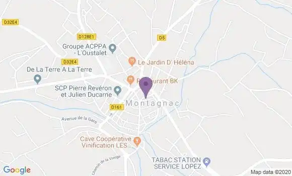 Localisation Montagnac - 34530
