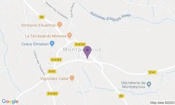 Localisation Montpeyroux Bp - 34150