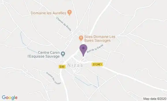 Localisation Nizas Ap - 34320