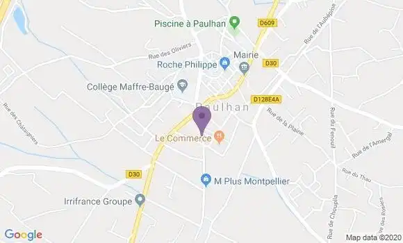 Localisation Paulhan - 34230