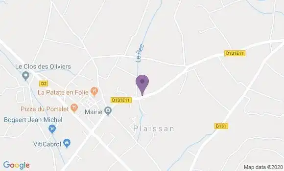 Localisation Plaissan Bp - 34230