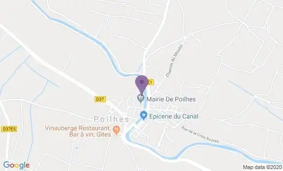 Localisation Poilhes Ap - 34310