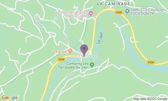Localisation Premian Ap - 34390