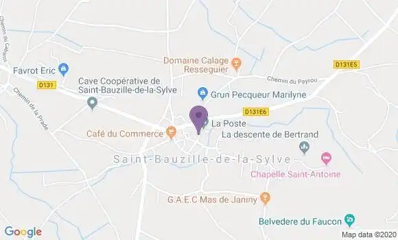 Localisation Saint Bauzille de la Sylve Bp - 34230