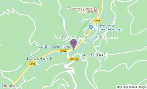 Localisation Saint Etienne d