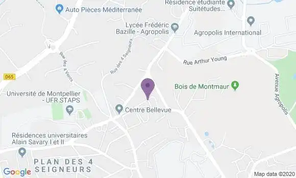 Localisation Saint Gely du Fesc - 34980