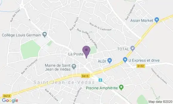 Localisation Saint Jean de Védas - 34430
