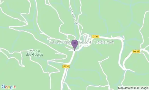 Localisation Saint Nazaire de Ladarez Ap - 34490