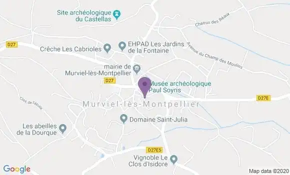 Localisation Saint Paul et Valmalle Ap - 34570