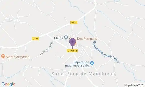 Localisation Saint Pons de Mauchiens Ap - 34230
