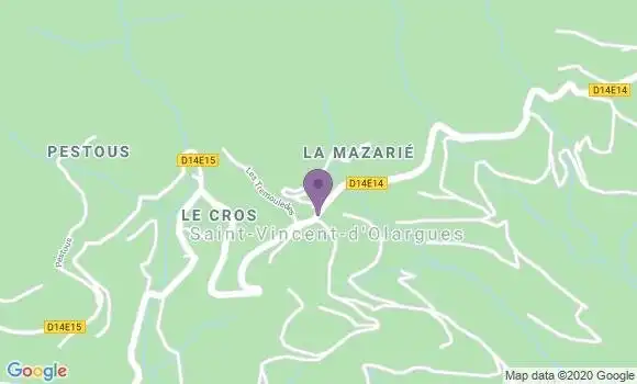 Localisation Saint Vincent d