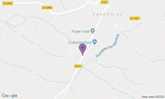 Localisation Vendemian Bp - 34230