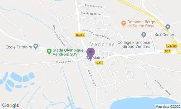 Localisation Vendres Bp - 34350