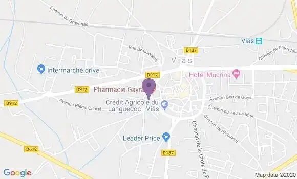 Localisation Vias - 34450