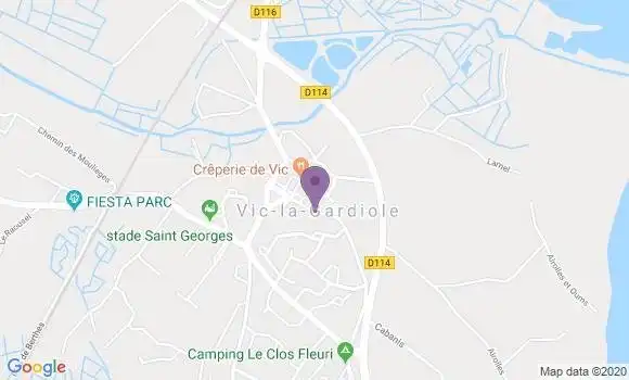 Localisation Vic la Gardiole Bp - 34110