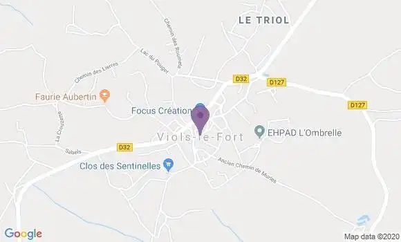 Localisation Viols le Fort Ap - 34380