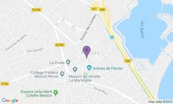 Localisation Perols  Grand Rue Bp - 34470