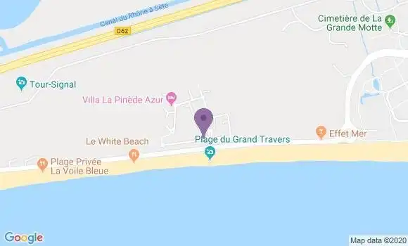 Localisation Carnon Plage Bp - 34280