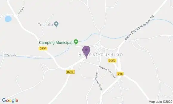 Localisation Revest du Bion Bp - 04150