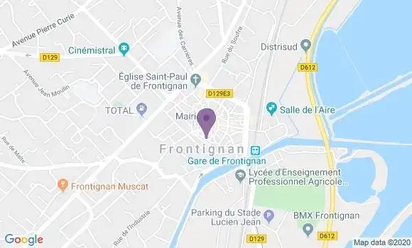 Localisation Frontignan Bp - 34110