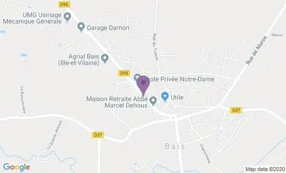Localisation Bais Bp - 35680