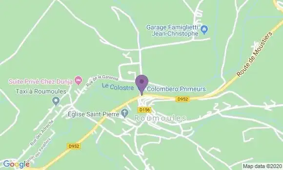 Localisation Roumoules Ap - 04500
