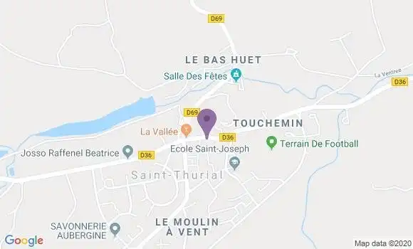 Localisation Baulon Ap - 35580