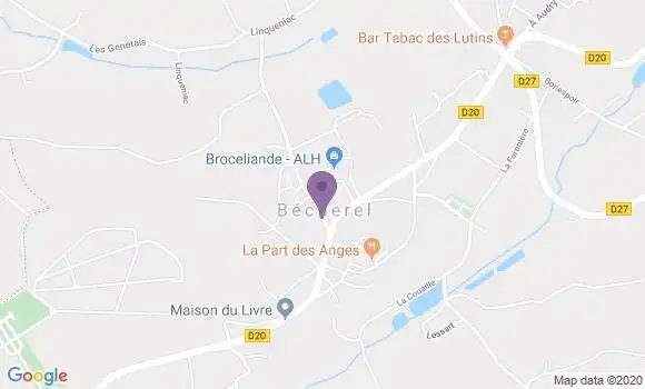 Localisation Becherel Bp - 35190