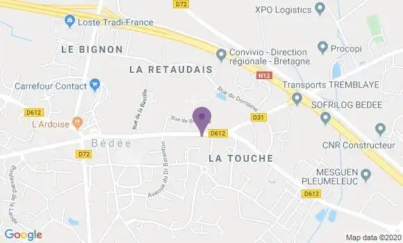 Localisation Bedee Bp - 35137