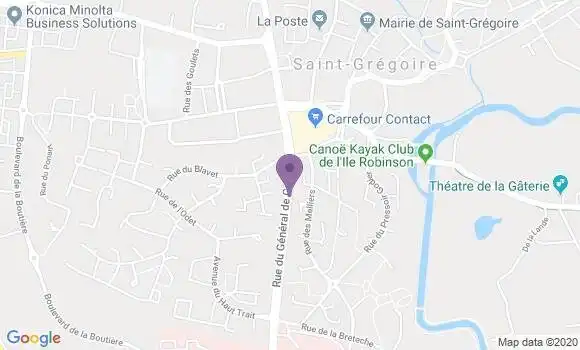 Localisation Betton Bp - 35830