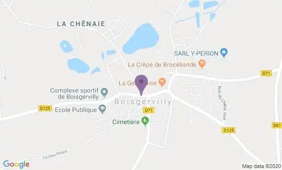 Localisation Boisgervilly Ap - 35360