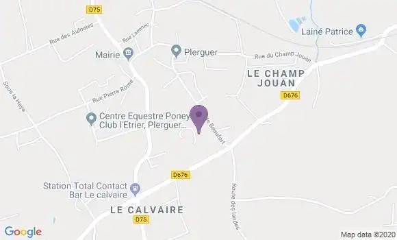 Localisation Bonnemain Ap - 35270