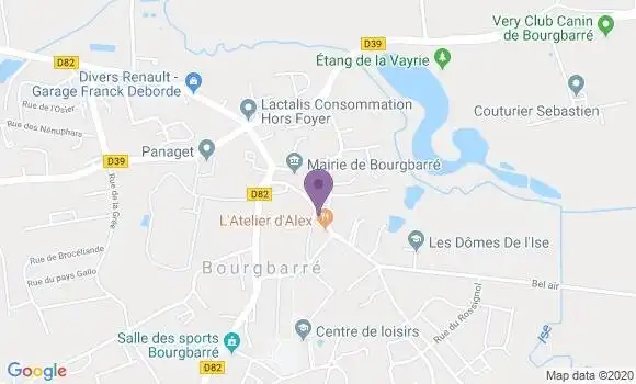 Localisation Bourgbarre Bp - 35230