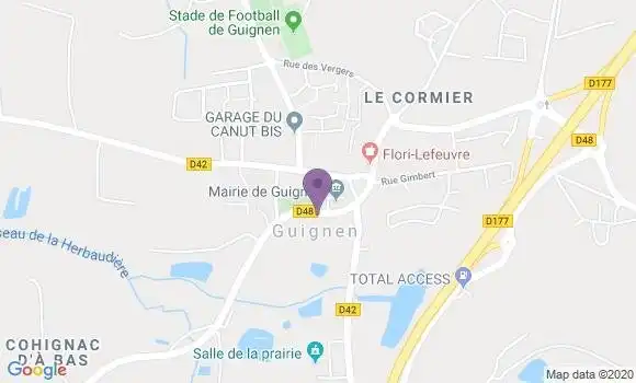 Localisation La Chapelle Bouexic Ap - 35330