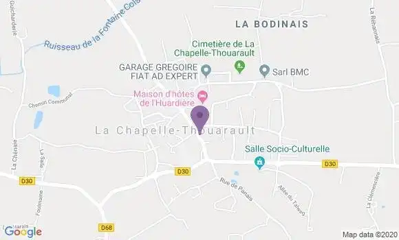 Localisation La Chapelle Thouarault Ap - 35590