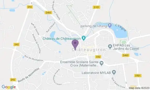 Localisation Chateaugiron - 35410