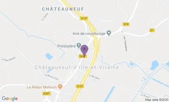 Localisation Chateauneuf d