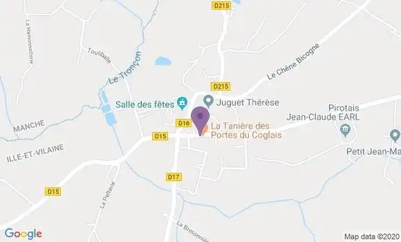 Localisation Cogles Ap - 35460