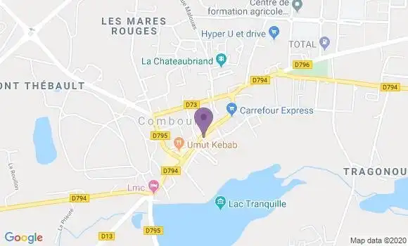 Localisation Combourg - 35270