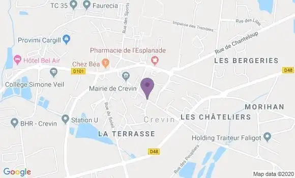 Localisation Crevin Ap - 35320