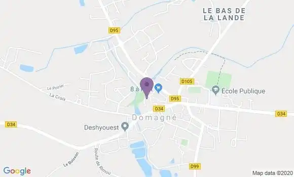 Localisation Domagne Ap - 35113
