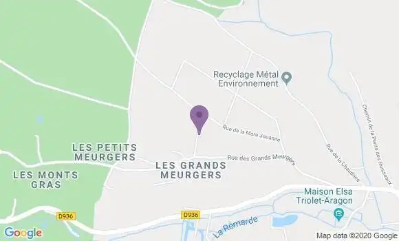 Localisation Dourdain Ap - 35450
