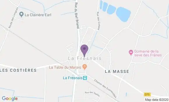 Localisation La Fresnais Bp - 35111