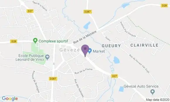 Localisation Geveze Bp - 35850