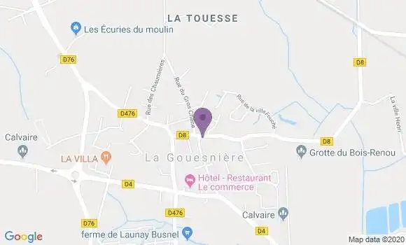 Localisation La Gouesniere Bp - 35350