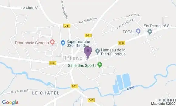 Localisation Iffendic Bp - 35750
